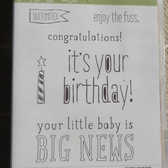 Stampin' Up Big News 2 box Stamp Set - Picture 5 of 7